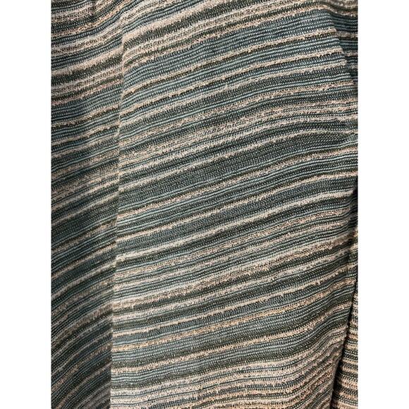 M MISSONI Green Gold Knit T Shirt Kaftan Striped Designer Womens Sz Small NWT - Picture 11 of 13